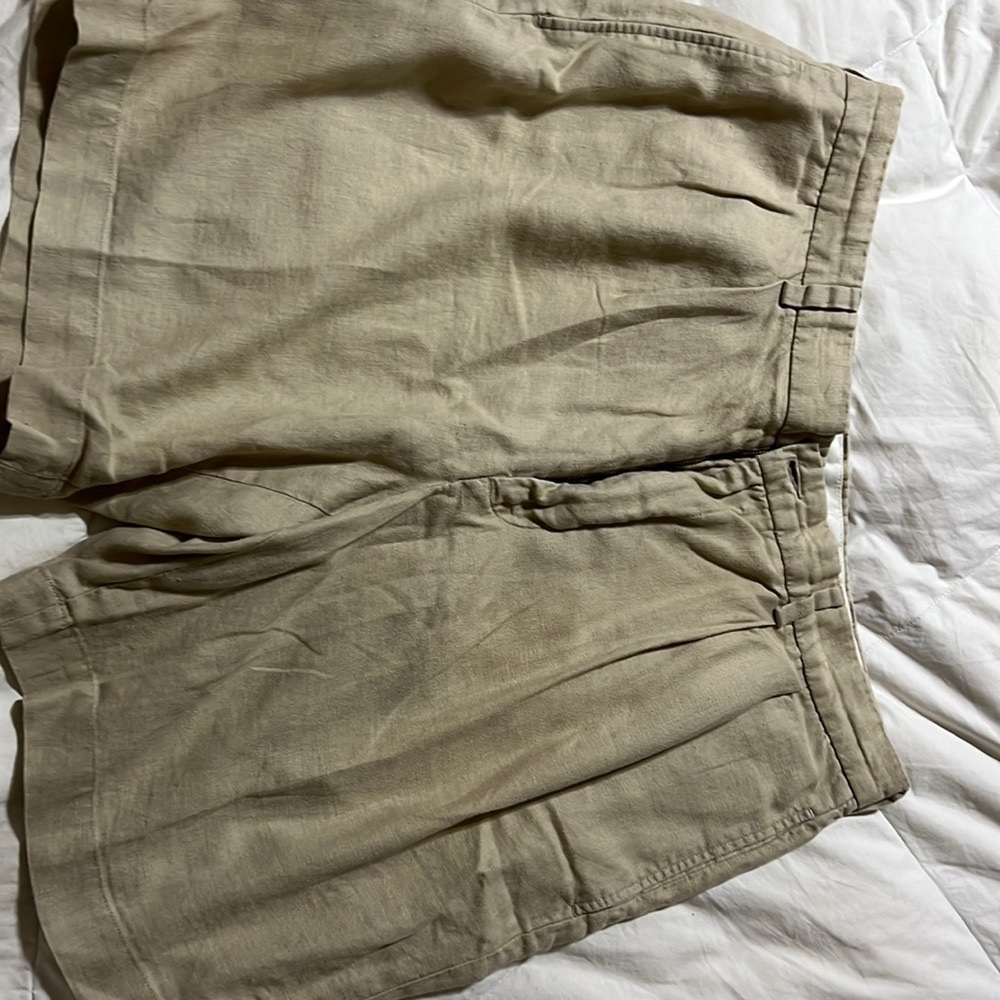 Brooks Brothers linen shorts